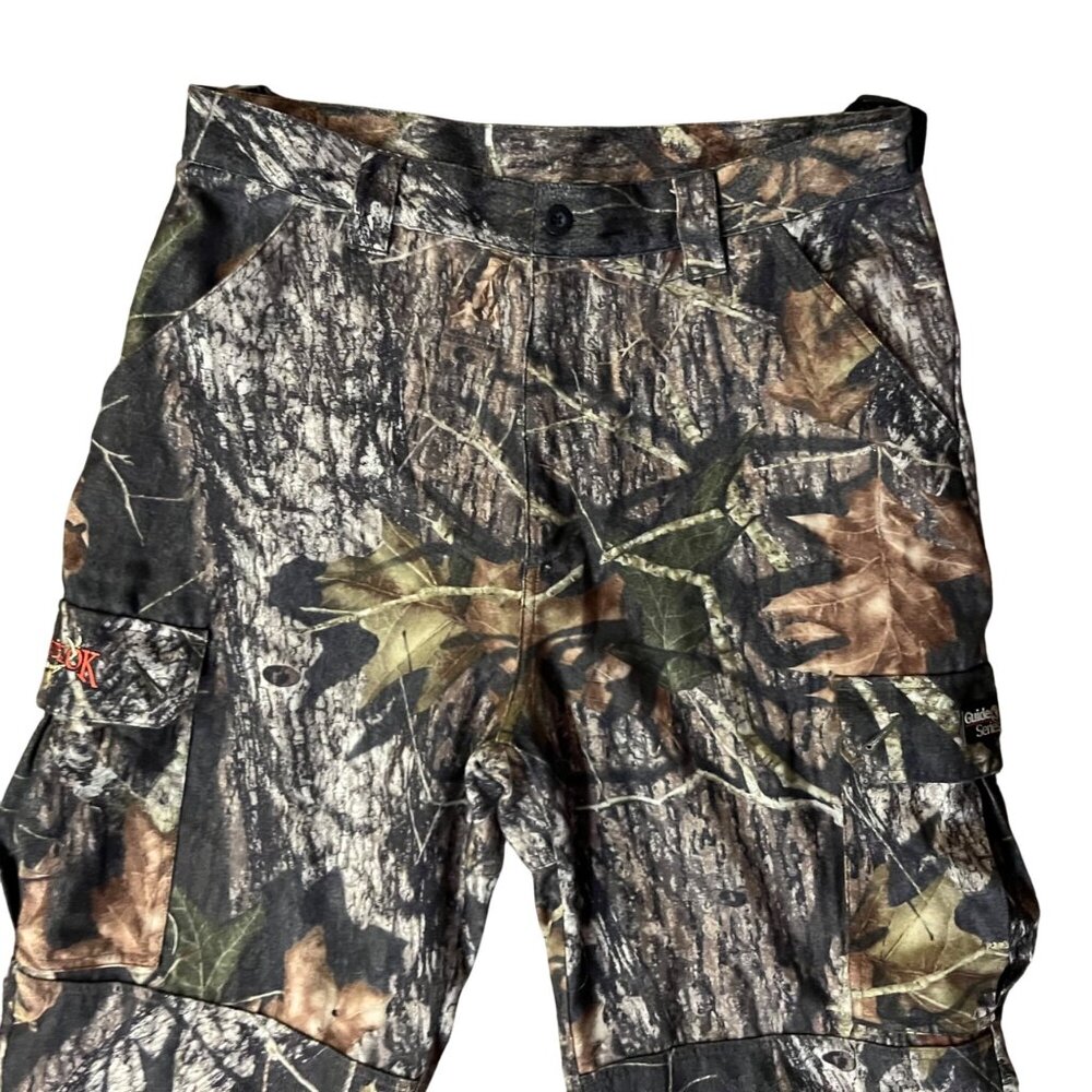 Guide Series ScentLok Mossy Oak Camo Hunting Pants Mens 36x32 Used - Picture 3 of 16